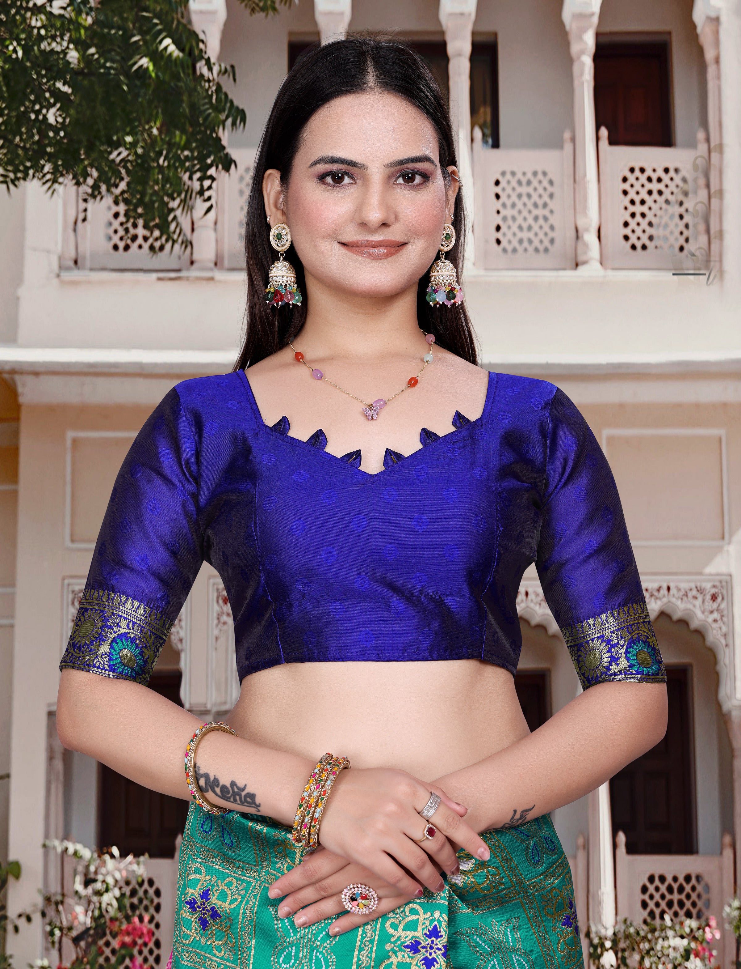 Silk Woven Banarasi Saree (cotton)