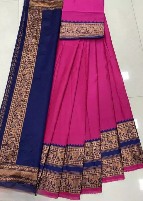 Lehenga in Natural Crape Paired with a Traditional  Dupatta(cotton)