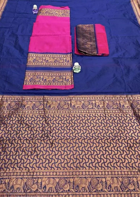 Lehenga in Natural Crape Paired with a Traditional  Dupatta(cotton)